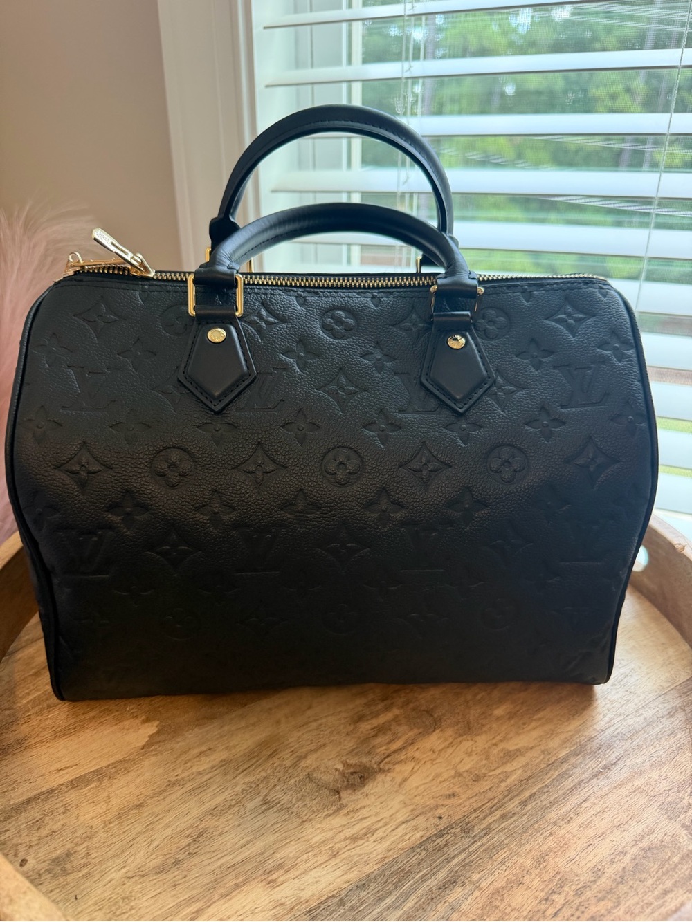 Black Leather Handbag